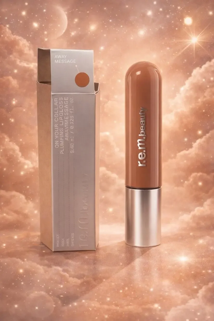 r.e.m. beauty - On Your Collar - Plumping Lip Gloss - Away Message - 0.28 fl oz